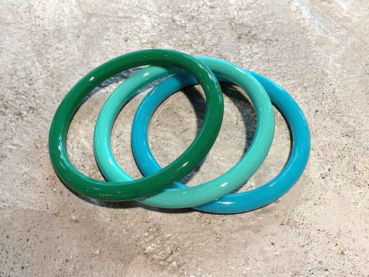Poppy Round Bangles Set of 3