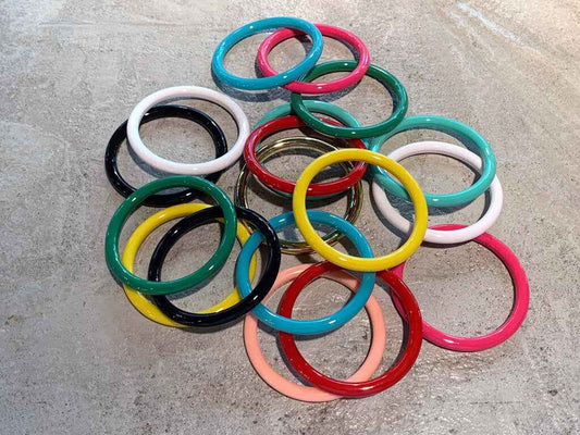 Poppy Round Bangles Set of 3