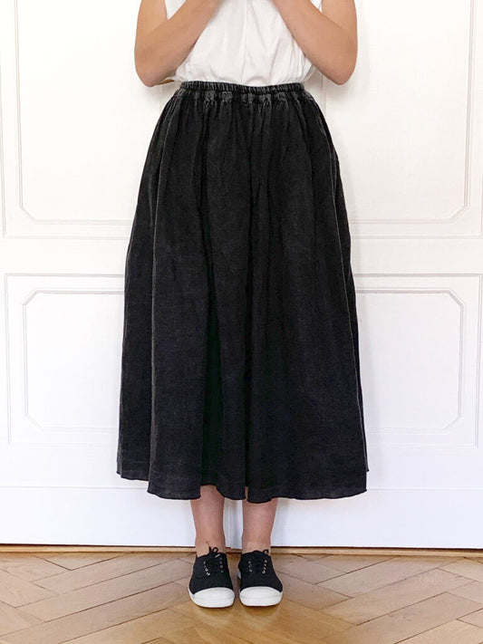 Les Moutons Noirs Rabe Linen Skirt